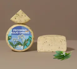 Owczy ser dojrzewający z czosnkiem niedźwiedzim, Busti, ok. 245g