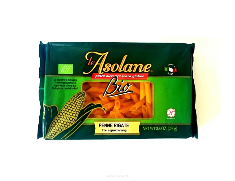 Penne Le Asolane - makaron bezglutenowy BIO, 250g