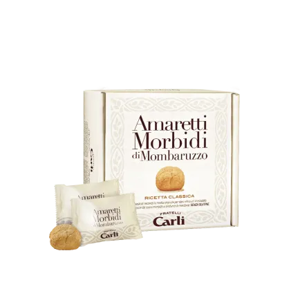 Amaretti Morbidi - miękkie ciasteczka migdałowe, Carli 300g