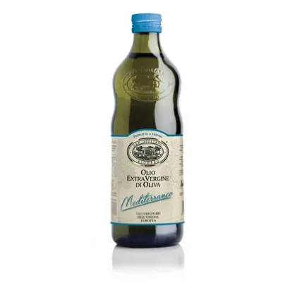 Oliwa z oliwek extra vergine Mediterraneo 1 litr - z odmian oliwek włoskich i greckich