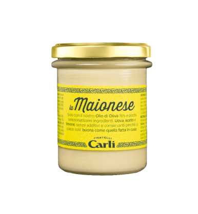 Majonez z oliwą z oliwek i sokiem z cytryny, Carli 160g