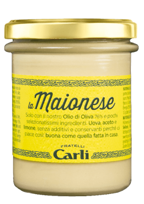 Majonez z oliwą z oliwek i sokiem z cytryny, Carli 160g