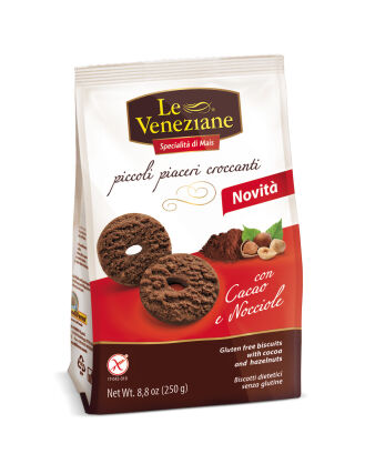 Ciastka Kakao i Orzechy bezglutenowe, 250g