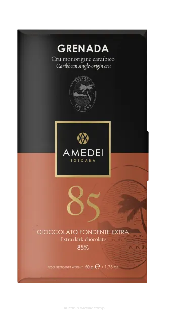 CRU Grenada - czekolada Amedei ciemna 85%, 50g
