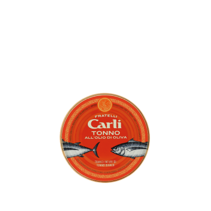 Tuńczyk biały w oliwie z oliwek Carli, puszka 100g