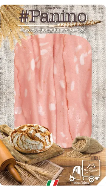 Mortadella włoska w plastrach 