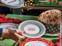 Panettone Gran Galup z talerzykiem porcelanowym,  puszka, 750g