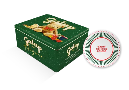 Panettone Gran Galup z talerzykiem porcelanowym,  puszka, 750g