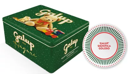 Panettone Gran Galup z talerzykiem porcelanowym,  puszka, 750g