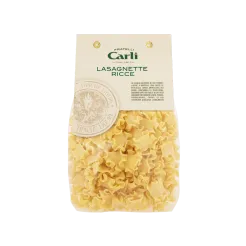 Lasagnette Ricce - liguryjski makaron z semoliny durum, Carli, 500g