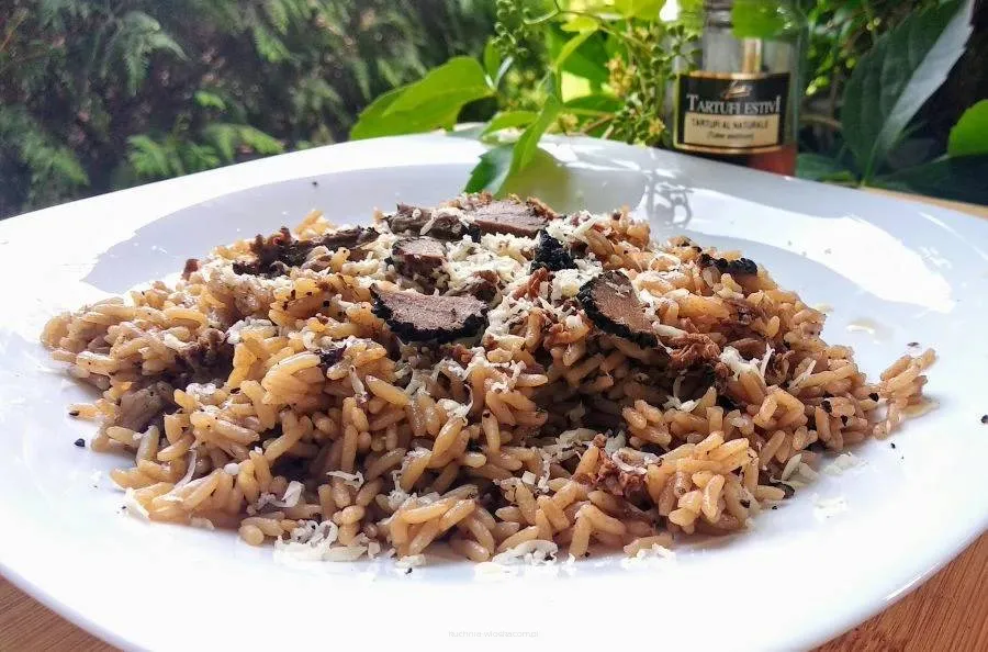 Risotto z czarnymi truflami