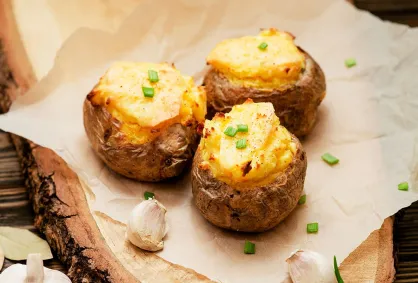 Pieczone ziemniaki z nadzieniem truflowym