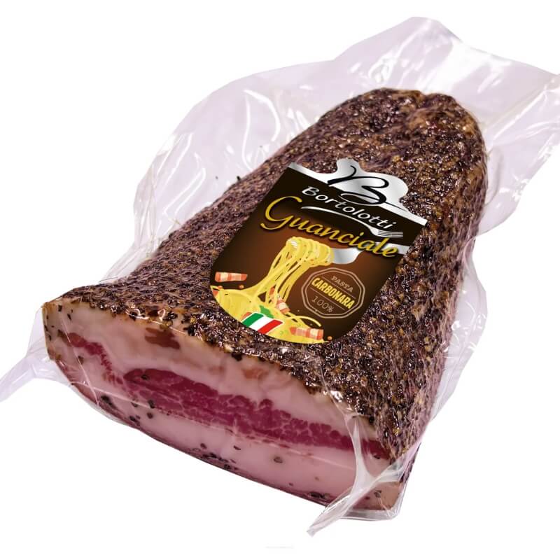 Guanciale Stagionato con Pepe
